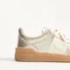 Upvillage Trainer από πλαστικοποιημένο δέρμα μοσχαριού με λωρίδα από δέρμα μοσχαριού Nappa Upvillage Trainer από πλαστικοποιημένο δέρμα μοσχαριού με λωρίδα από δέρμα μοσχαριού Nappa
