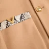 Valentino Διπλό παλτό από μαλλί με ένθετα Ayers Valentino Διπλό παλτό από μαλλί με ένθετα Ayers