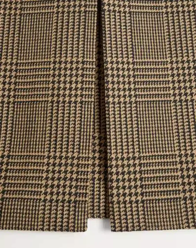 Valentino Διπλό παλτό από μαλλί με μοτίβο Glen Plaid Valentino Διπλό παλτό από μαλλί με μοτίβο Glen Plaid