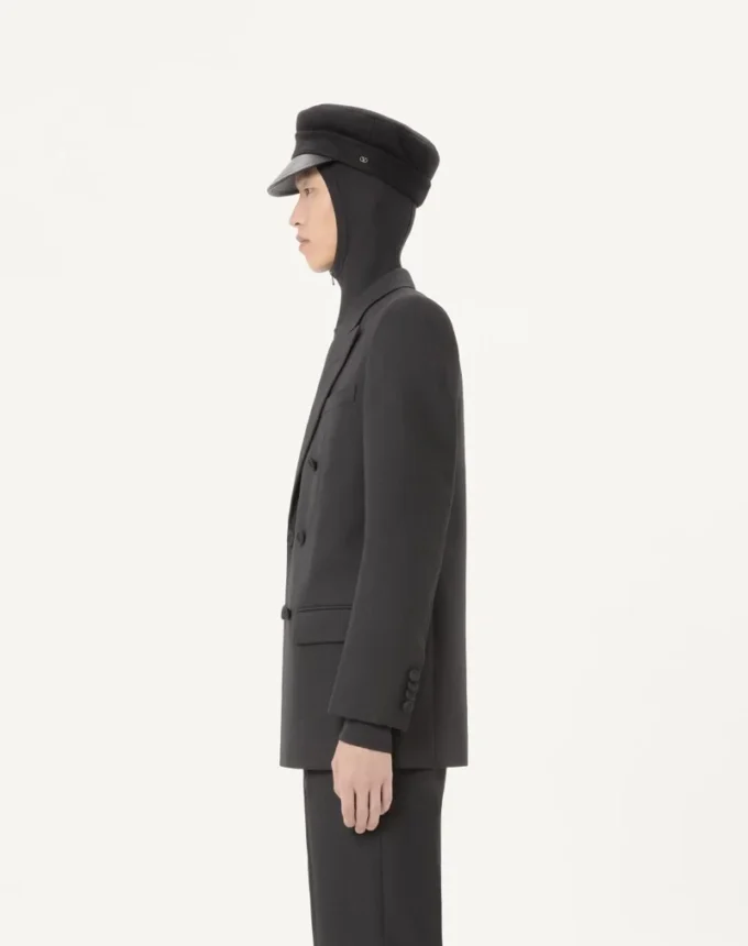 Valentino Διπλό σακάκι από μαλλί γαμπαρντίν Valentino Διπλό σακάκι από μαλλί γαμπαρντίν