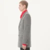 Valentino Διπλό σακάκι από μαλλί Natté Boutonné Valentino Διπλό σακάκι από μαλλί Natté Boutonné