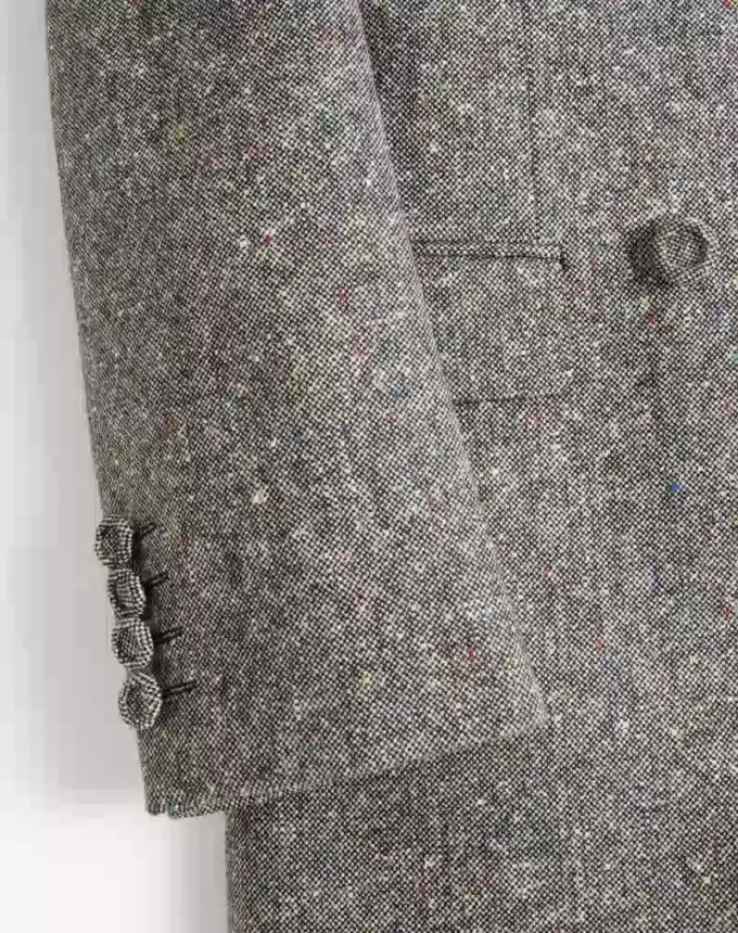 Valentino Διπλό σακάκι από μαλλί Natté Boutonné Valentino Διπλό σακάκι από μαλλί Natté Boutonné