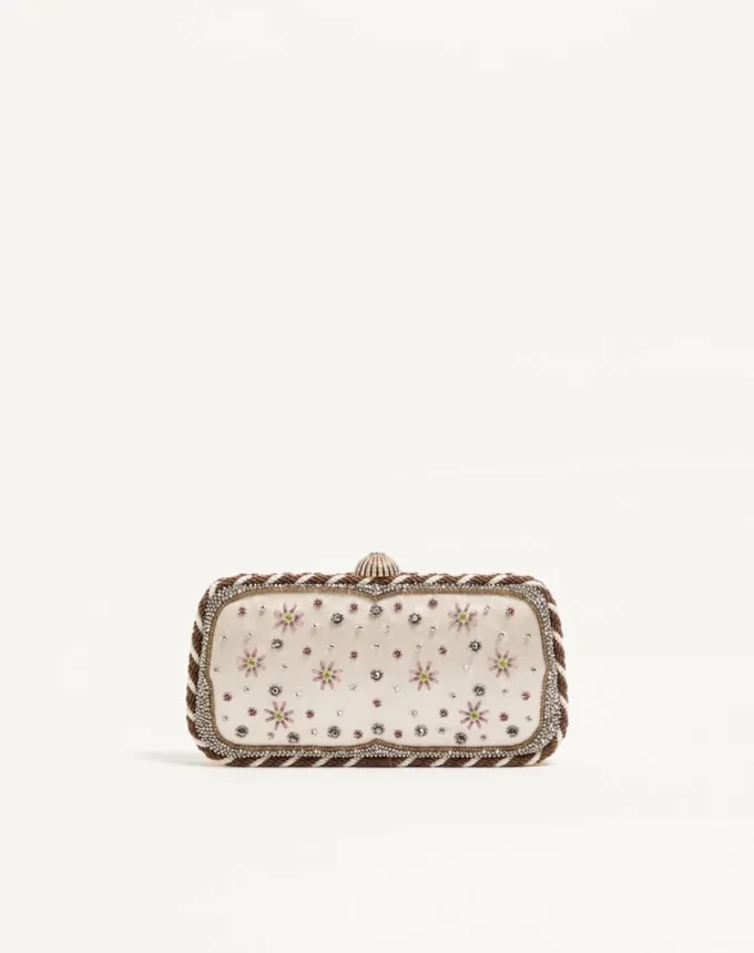 Valentino Garavani Carry Secrets Embroidered Minaudiere