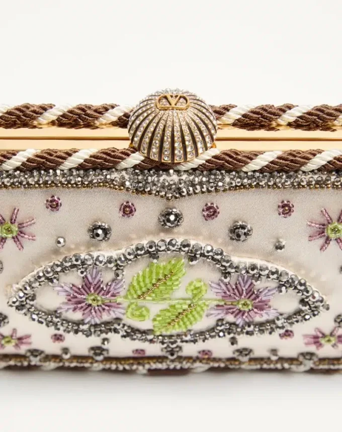 Valentino Garavani Carry Secrets Embroidered Minaudiere