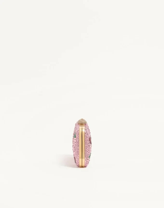 Valentino Garavani Carry Secrets minaudiere με μοτίβο Cherryfic από στρας Valentino Garavani Carry Secrets minaudiere με μοτίβο Cherryfic από στρας