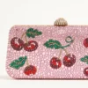 Valentino Garavani Carry Secrets minaudiere με μοτίβο Cherryfic από στρας Valentino Garavani Carry Secrets minaudiere με μοτίβο Cherryfic από στρας