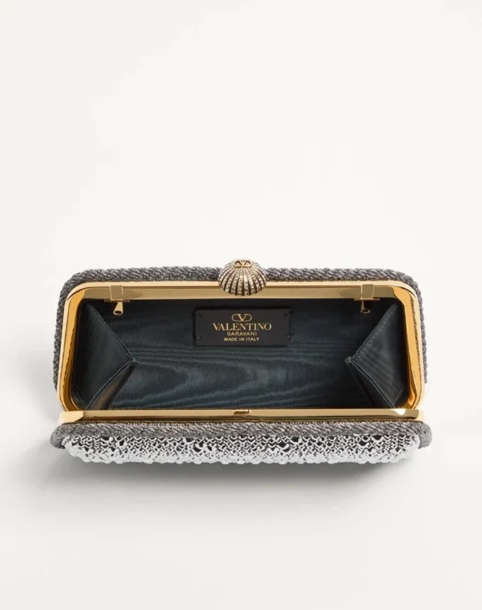 Valentino Garavani Carry Secrets Minaudiere με στρας