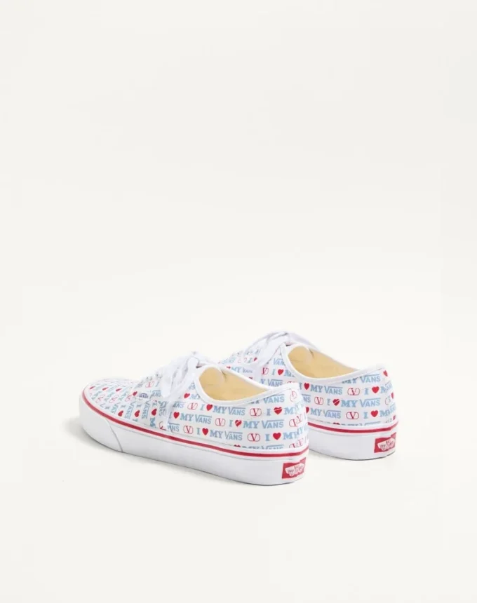 Valentino Garavani και Vans χαμηλά αθλητικά παπούτσια από ύφασμα με τύπωμα Valentino Vans Love Valentino Garavani και Vans χαμηλά αθλητικά παπούτσια από ύφασμα με τύπωμα Valentino Vans Love