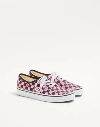 Valentino Garavani και Vans χαμηλά αθλητικά παπούτσια από ύφασμα με τυπωμένο λογότυπο V σε μοτίβο σκακιέρας