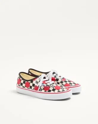 Valentino Garavani και Vans χαμηλά αθλητικά παπούτσια από ύφασμα με τυπωμένο λογότυπο V σε μοτίβο σκακιέρας και λεπτομέρειες με πουά Valentino Garavani και Vans χαμηλά αθλητικά παπούτσια από ύφασμα με τυπωμένο λογότυπο V σε μοτίβο σκακιέρας και λεπτομέρειες με πουά