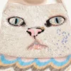 Valentino Garavani Le Chat De La Maison Κεντημένη τσάντα ώμου με κρόσσια Valentino Garavani Le Chat De La Maison Κεντημένη τσάντα ώμου με κρόσσια