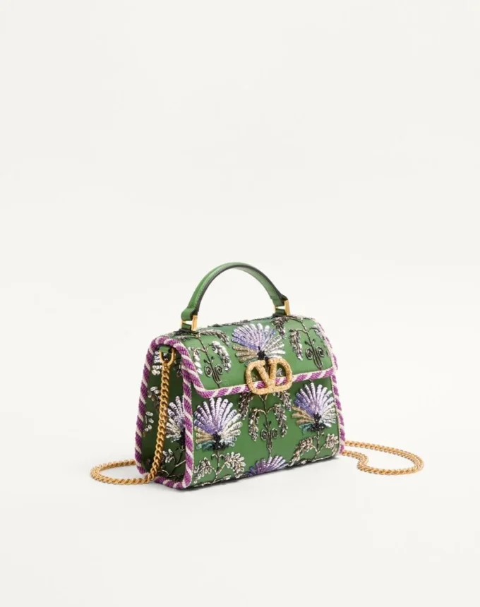 Valentino Garavani Mini Vsling Κεντημένη τσάντα με λογότυπο Jewel Valentino Garavani Mini Vsling Κεντημένη τσάντα με λογότυπο Jewel