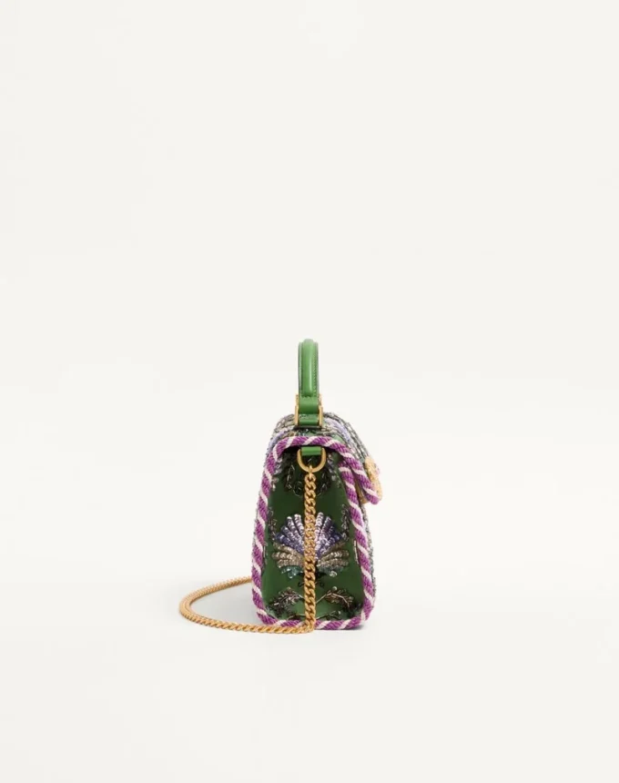 Valentino Garavani Mini Vsling Κεντημένη τσάντα με λογότυπο Jewel Valentino Garavani Mini Vsling Κεντημένη τσάντα με λογότυπο Jewel