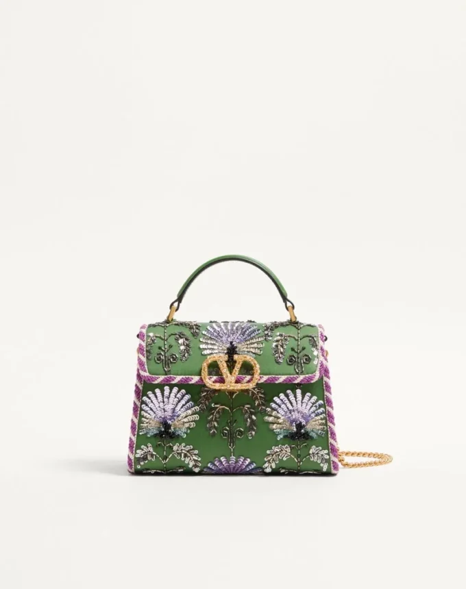 Valentino Garavani Mini Vsling Κεντημένη τσάντα με λογότυπο Jewel Valentino Garavani Mini Vsling Κεντημένη τσάντα με λογότυπο Jewel
