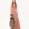 Valentino Garavani Nellcôte Alice Τσάντα με κεντήματα και κρόσσια Valentino Garavani Nellcôte Alice Τσάντα με κεντήματα και κρόσσια