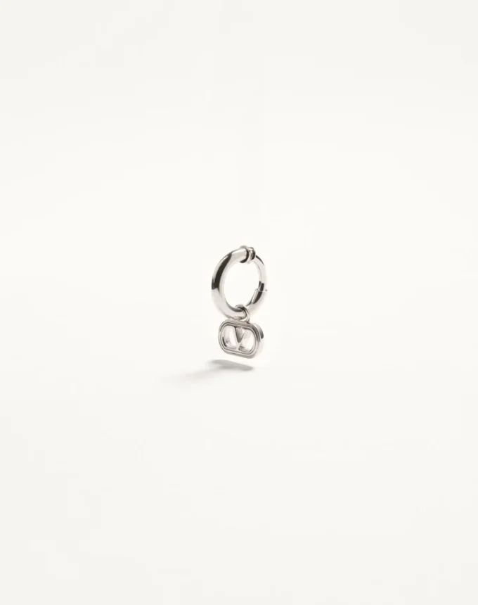 Valentino Garavani Ovalette Mono Σκουλαρίκι από μέταλλο