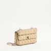 Valentino Garavani Rockstud Spike Μικρή τσάντα από πλαστικοποιημένο δέρμα νάπα Valentino Garavani Rockstud Spike Μικρή τσάντα από πλαστικοποιημένο δέρμα νάπα