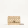Valentino Garavani Rockstud Spike Μικρή τσάντα από πλαστικοποιημένο δέρμα νάπα Valentino Garavani Rockstud Spike Μικρή τσάντα από πλαστικοποιημένο δέρμα νάπα