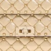 Valentino Garavani Rockstud Spike Μικρή τσάντα από πλαστικοποιημένο δέρμα νάπα Valentino Garavani Rockstud Spike Μικρή τσάντα από πλαστικοποιημένο δέρμα νάπα
