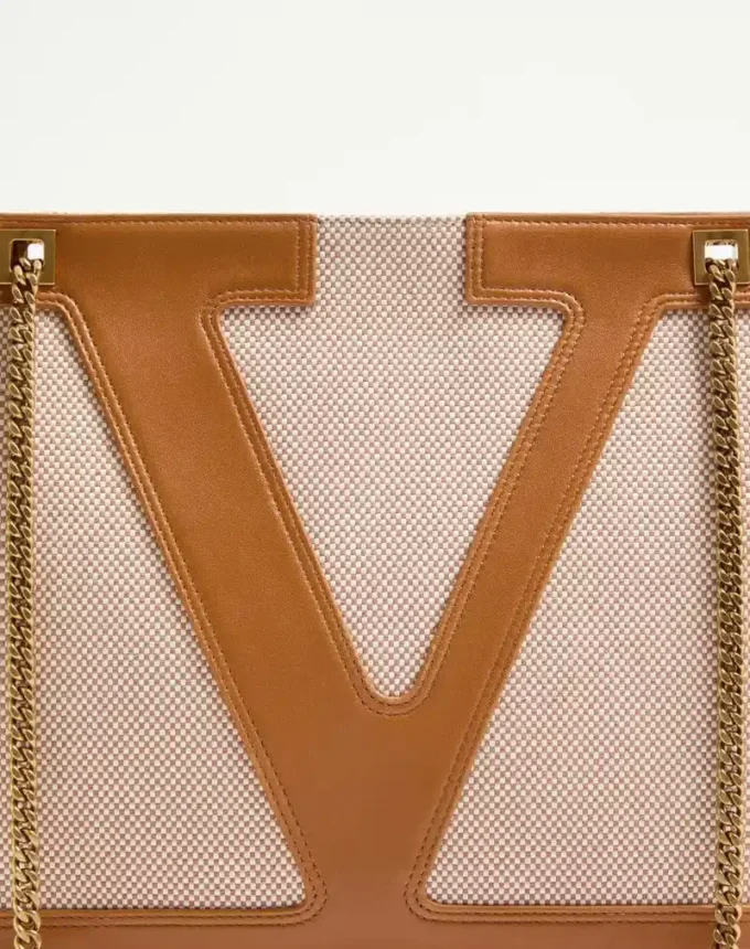 Valentino Garavani Viva Superstar Μεσαία τσάντα αγορών από καμβά Valentino Garavani Viva Superstar Μεσαία τσάντα αγορών από καμβά