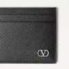 Valentino Garavani Vlogo Signature Cardholder In Grainy Calfskin Valentino Garavani Vlogo Signature Cardholder In Grainy Calfskin