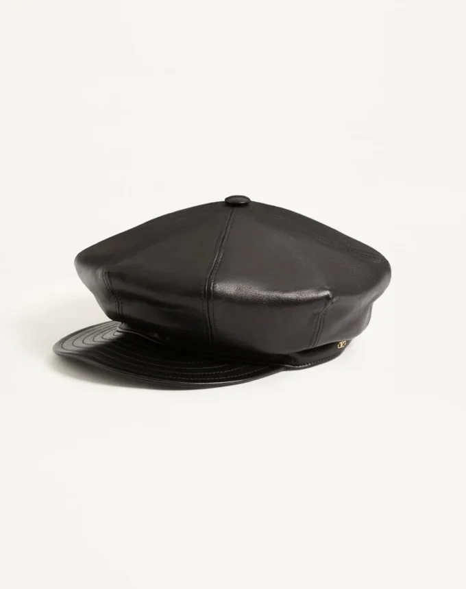 Valentino Garavani Vlogo Signature δερμάτινο καπέλο Valentino Garavani Vlogo Signature δερμάτινο καπέλο