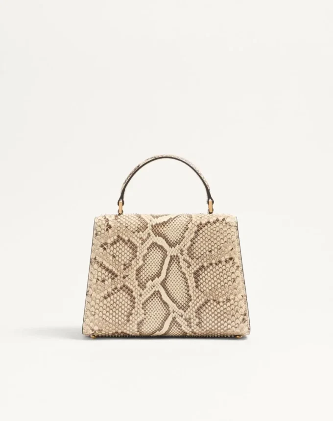 Valentino Garavani Vsling Μικρή τσάντα από δέρμα πύθωνα Valentino Garavani Vsling Μικρή τσάντα από δέρμα πύθωνα