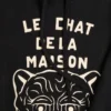Βαμβακερό φούτερ με έμπλαστρο Le Chat De La Maison
