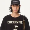Βαμβακερό T-shirt με εκτύπωση Cherryfic