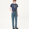 Βαμβακερό T-shirt με εκτύπωση και έμπλαστρο Chez Valentino Βαμβακερό T-shirt με εκτύπωση και έμπλαστρο Chez Valentino