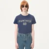 Βαμβακερό T-shirt με εκτύπωση και έμπλαστρο Chez Valentino Βαμβακερό T-shirt με εκτύπωση και έμπλαστρο Chez Valentino