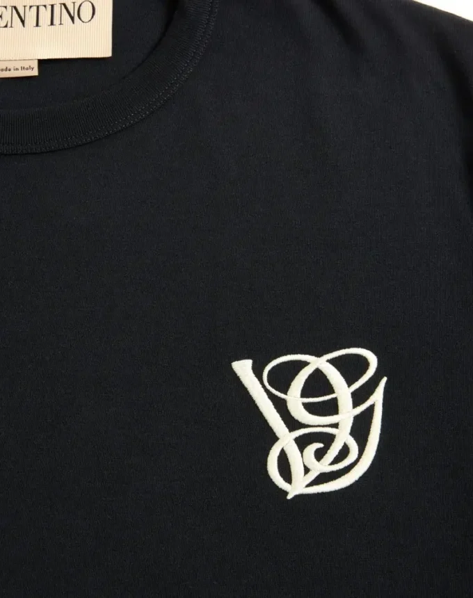 Βαμβακερό T-shirt με έμβλημα VG