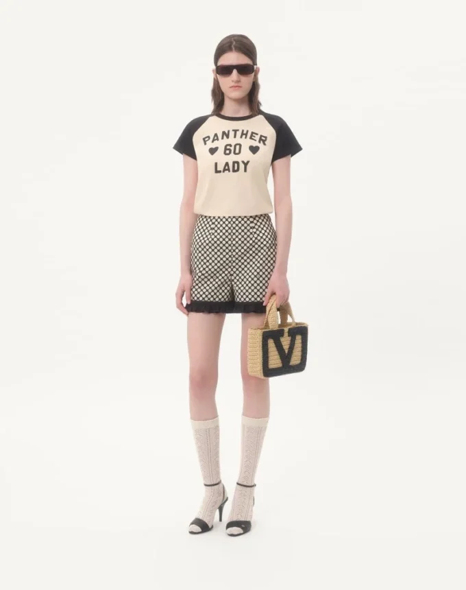 Βαμβακερό T-shirt με τύπωμα Chez Valentino Βαμβακερό T-shirt με τύπωμα Chez Valentino