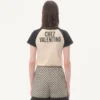 Βαμβακερό T-shirt με τύπωμα Chez Valentino Βαμβακερό T-shirt με τύπωμα Chez Valentino