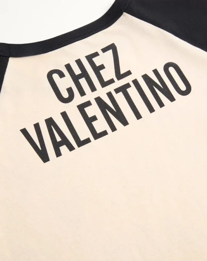 Βαμβακερό T-shirt με τύπωμα Chez Valentino Βαμβακερό T-shirt με τύπωμα Chez Valentino