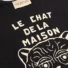 Βαμβακερό T-shirt με τύπωμα Le Chat De La Maison