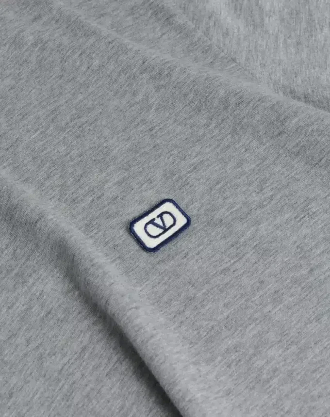 Βαμβακερό T-shirt με Vlogo Patch