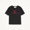 Βαμβακερό T-shirt Valentino με εκτύπωση Made In Valentino Βαμβακερό T-shirt Valentino με εκτύπωση Made In Valentino
