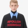 Βαμβακερό T-shirt Valentino με τύπωμα Apollon/Dyonisos Βαμβακερό T-shirt Valentino με τύπωμα Apollon/Dyonisos