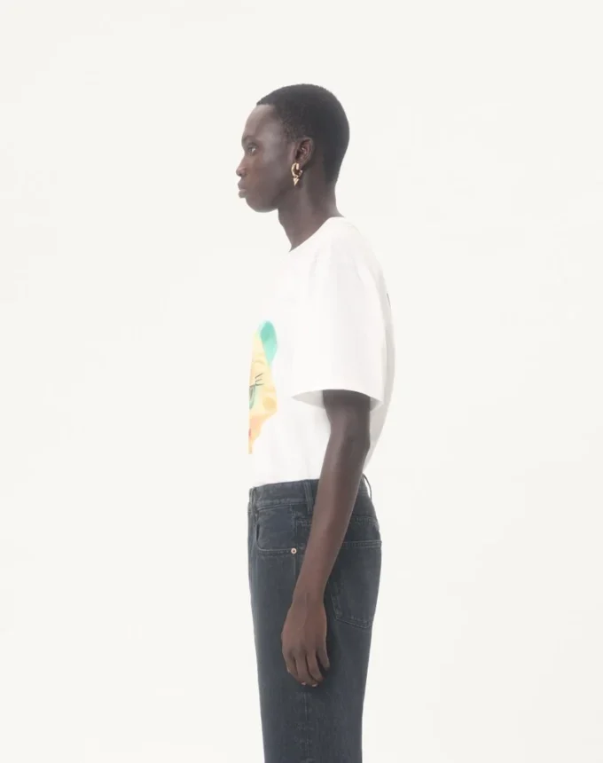 Βαμβακερό T-shirt Valentino με τύπωμα Le Chat De La Maison Βαμβακερό T-shirt Valentino με τύπωμα Le Chat De La Maison