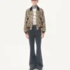 Μπουφάν Valentino Bomber από μαλλί με VGold στις πλαϊνές τσέπες