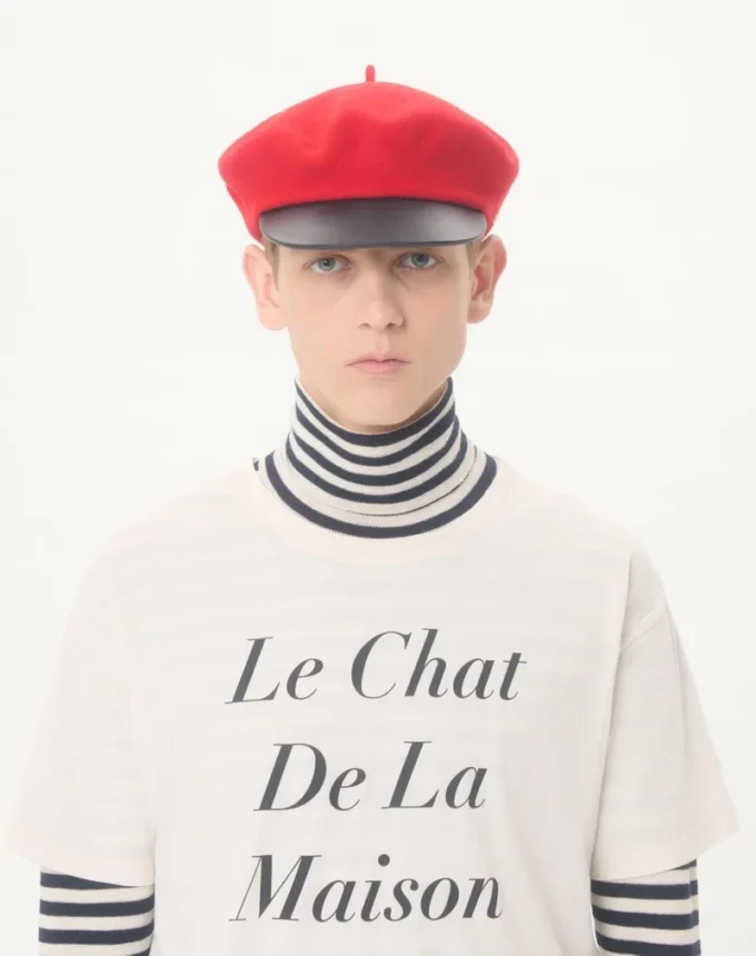 Βαμβακερό T-shirt Valentino με τύπωμα Le Chat De La Maison Icon Muse Anti Hero