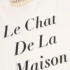 Βαμβακερό T-shirt Valentino με τύπωμα Le Chat De La Maison Icon Muse Anti Hero