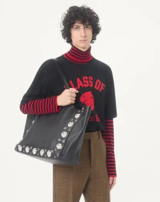 Βαμβακερό T-shirt Valentino με τύπωμα πάνθηρα