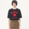 Βαμβακερό T-shirt Valentino με τύπωμα πάνθηρα Βαμβακερό T-shirt Valentino με τύπωμα πάνθηρα