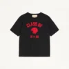 Βαμβακερό T-shirt Valentino με τύπωμα πάνθηρα Βαμβακερό T-shirt Valentino με τύπωμα πάνθηρα