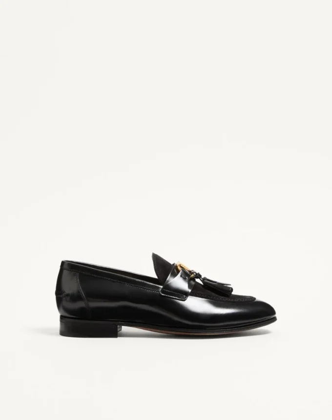 Vaniteux Loafer από δέρμα μοσχαριού και δέρμα split Vaniteux Loafer από δέρμα μοσχαριού και δέρμα split