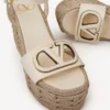 Vlogo Calfskin Cut-Out Wedge Sandal 110Mm Vlogo Calfskin Cut-Out Wedge Sandal 110Mm