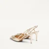 Vlogo Glow Laminated Nappa Slingback Pump 80 Mm / 3,15 ίντσες.