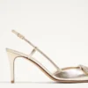 Vlogo Glow Laminated Nappa Slingback Pump 80 Mm / 3,15 ίντσες.